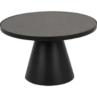 Giga Table basse Sarina ø65cm - noir