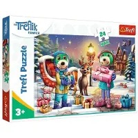 Trefl Puzzle Maxi 24 Famille Heure d'hiver 14360