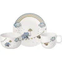 Villeroy & Boch Vaisselle pour Enfants Villeroy & Boch Walk like an Elephant White (3 Pièces)