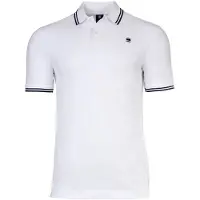 G-Star T-Shirt 'Dunda Slim Stripe Polo' marine / blanc