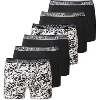 Schiesser Sous-vêtements noir / blanc