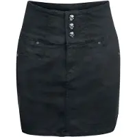 Rock Rebel by EMP Jupe courte de - Miss Nothing - XS - 3XL - pour Femme - noir - Taille S