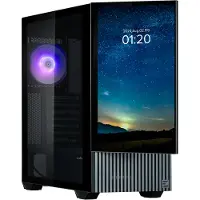 Zalman Z10 DS / Middle Tower / ventilateur 3x120mm / 2x USB 3.0 / USB-C / écran 15.6 amovible / verre trempé / noir
