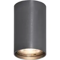 QAZQA Spot en saillie moderne Gunmetal GU10 50mm - Tuba