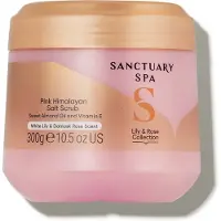 Sanctuary Spa Gommage corporel au lys et à la rose, arôme floral, 300 g