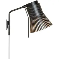 Secto Design Petite 4630 Applique Black laminate | Directly to the wall