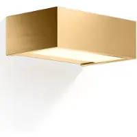 DECOR WALTHER Lampe de Salle de Bain Decor Walther Box 15 N LED Modèle Mural Mat Or