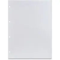 Hama Carton photo avec papier cristal, 23,3x31cm, perforé, 25 feuilles, nr