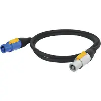 Showtec Powercon câble d'alimentation PowerCon M/F 10.00 mètres