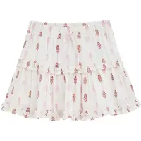 We fashion Jupe vert clair / orange / rose / blanc