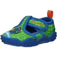 Playshoes Chaussures ouvertes 'Dino' bleu / vert / menthe / orange