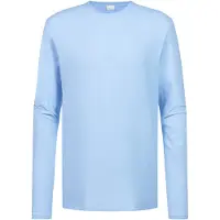 Mey Regular Fit T-shirt manches longues Bleu vif, Unicolore