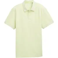 Tom Tailor Print Short Sleeve Polo Jaune 2XL Homme