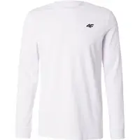 4F Hommes, T-shirt, Langarm-T-Shirt, Blanc, (M)