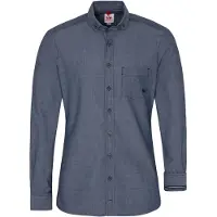 Spieth & Wensky Chemise folklorique 'Trachtenhemd Fischach' bleu
