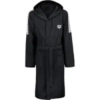 Arena Peignoires de bain de sport 'TEAM STRIPE' noir / blanc