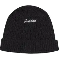 Prohibited Bonnet noir / blanc