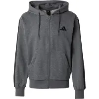 Adidas Veste de survêtement gris chiné / noir / blanc