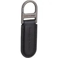 Porsche Design Unisexe, Porte-clés, Schlüsseletui Keyring Oval, Noir