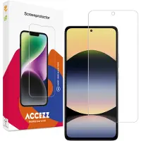 Accezz Protection d'écran en verre trempé pour Xiaomi Redmi Note 14 5G / 4G