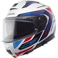 Schuberth C5 Omega casque, blanc/rouge/bleu, L (59)