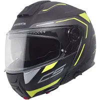Schuberth C5 Omega Mat Noir Neon Casque Modulable Taille M