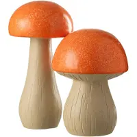 J-Line Set 2 champignon exterieur mgo orange