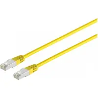 S-Conn Câble patch cat 6 S/FTP PIMF sans halogène jaune 2m