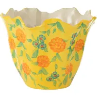 J-Line Vase alegria fleurs large argile mix