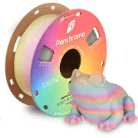 Polymaker Panchroma PLA Gradient Rainbows, Couleur:Pastel Rainbow, Taille du filament:1.75mm, Poids:1 kg