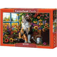 Sonstige Verlage Puzzle Blooming Cat Meditation - 1000 pièces