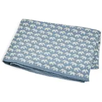 Smallstuff Couverture de Bébé - Laine - 80x100 cm - Éléphants - - - UneTaille - Couverture