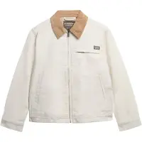 Superdry Veste mi-saison 'Ranch' bleu clair / blanc cassé