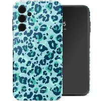 Selencia Coque arrière Vivid Samsung Galaxy A15 (5G/4G) - Wild Spots Light Blue