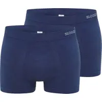 Sloggi Boxers bleu foncé / gris clair