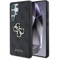 GUESS Coque 4G Metal Logo Backcover pour Samsung Galaxy S25 Ultra - Noir