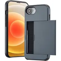 IMoshion Coque arrière avec porte-cartes Apple iPhone 17e / 16e - Bleu foncé