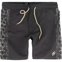 RED by EMP Short de bain de - Short de Bain Imprimé Aztèque - S - M - pour Homme - noir - Taille S