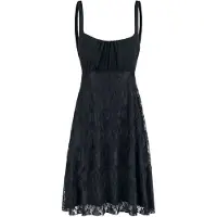 Black premium by emp Robe mi-longue de - Alone In The Dark - S - 5XL - pour Femme - noir - Taille L