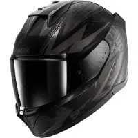 Shark D-Skwal 3 Blast-R, casque intégral ,Mat Noir/Bronze ,XL