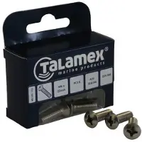 Talamex Vis à Tête Plate Phillips 6 Unités