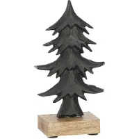 J-Line Sapin ori sur base bois aluminium noir small