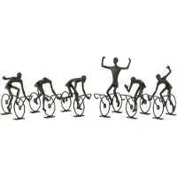 Jline Cyclistes poly/metal noir small assortiment de 6