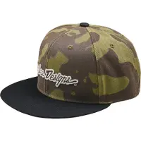 Troy Lee Designs Casquette Signature Flat Olive