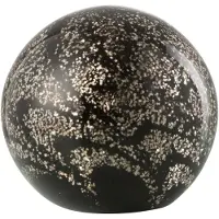 J-Line Presse-papier stardust verre or/noir medium
