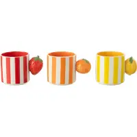 J-Line Mug fruit dolomite mix assortiment de 3
