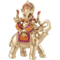 J-Line Ganesha sur elephant resine mix small