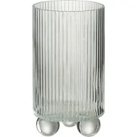 J-Line Photophore clara verre transparent large