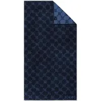 JOOP! Serviette de douche bleu foncé