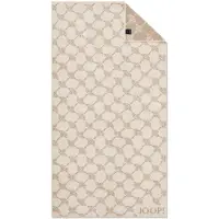 JOOP! Serviette de douche 'Cornflower' beige / brocart